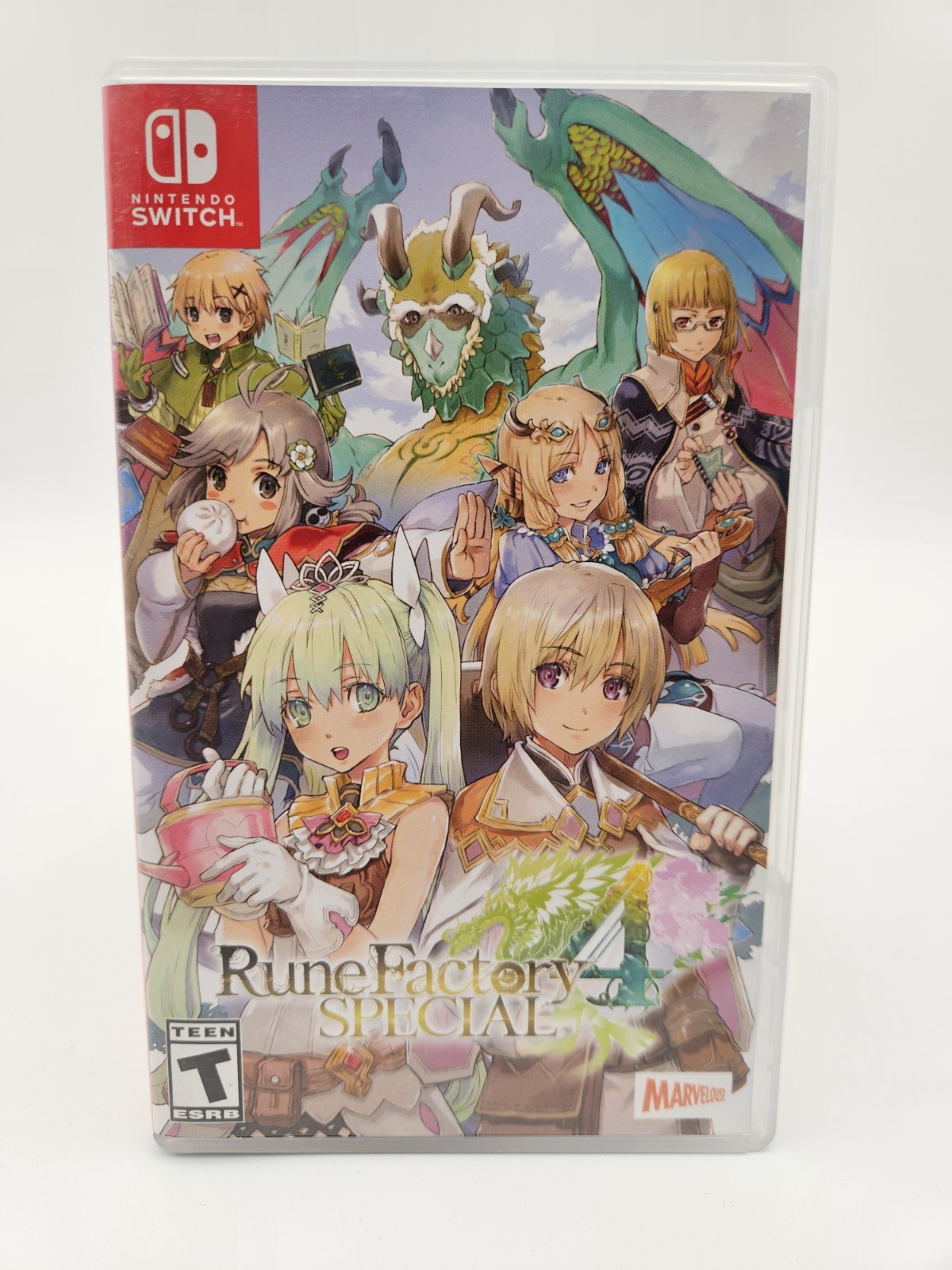 Case Only Rune Factory 4 Special  Nintendo Switch Case & Manual Only NO GAME