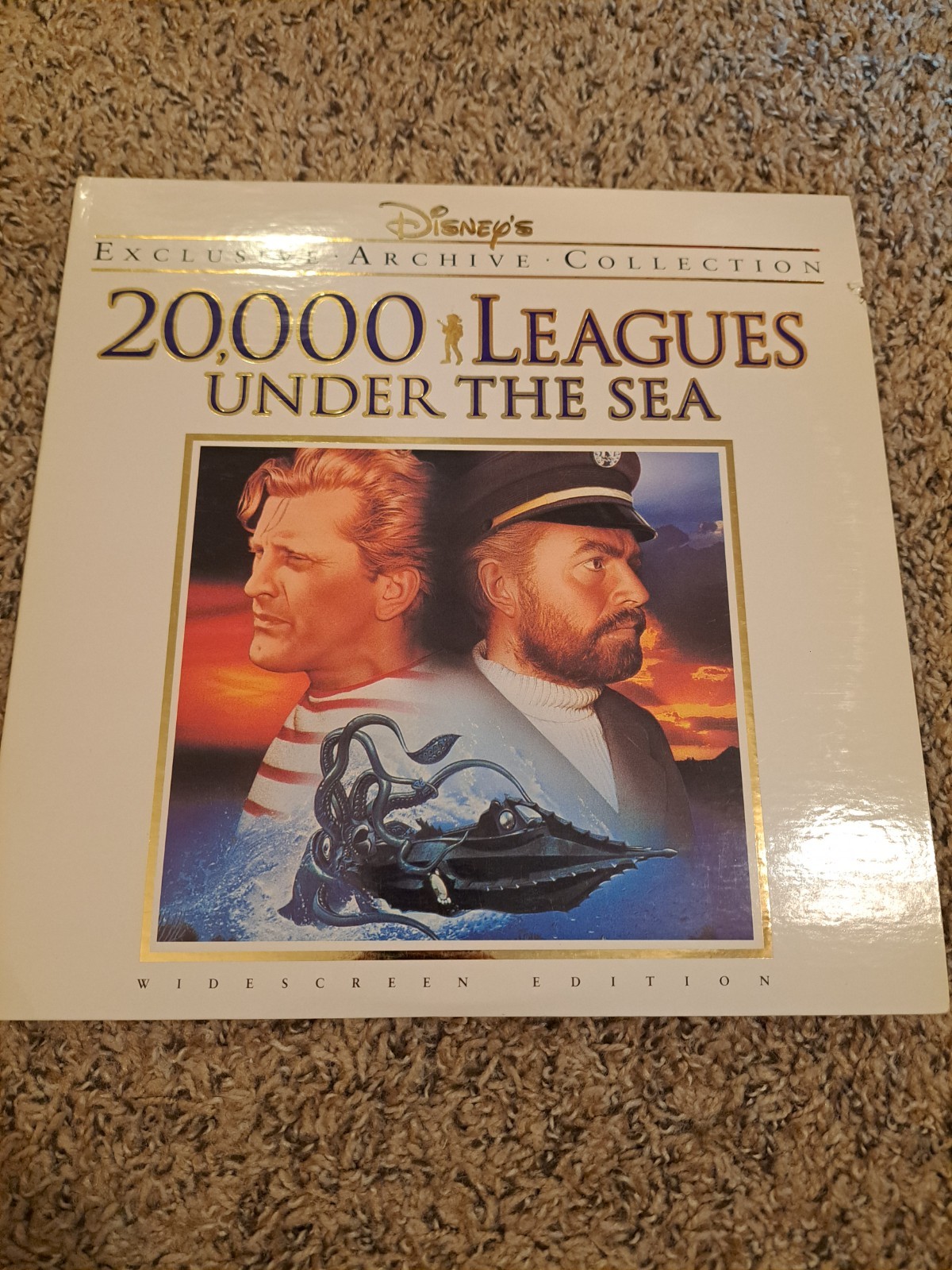 20,000 Leagues Under The Sea 1954 Laserdisc LD Disney Exclusive Collection EC