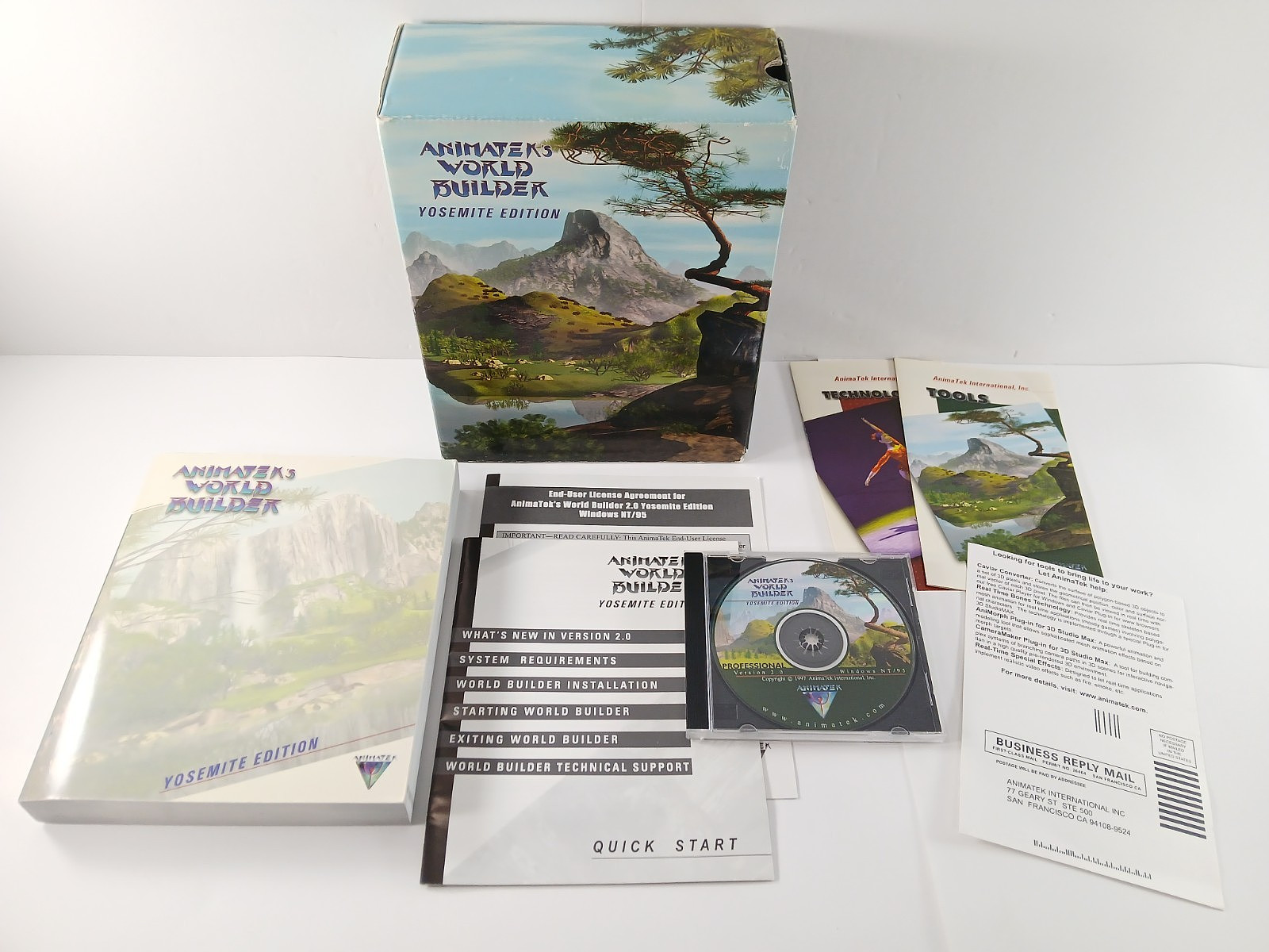 AnimaTek's WORLD BUILDER - YOSEMITE Professional 3D Landscape Modeling Software!