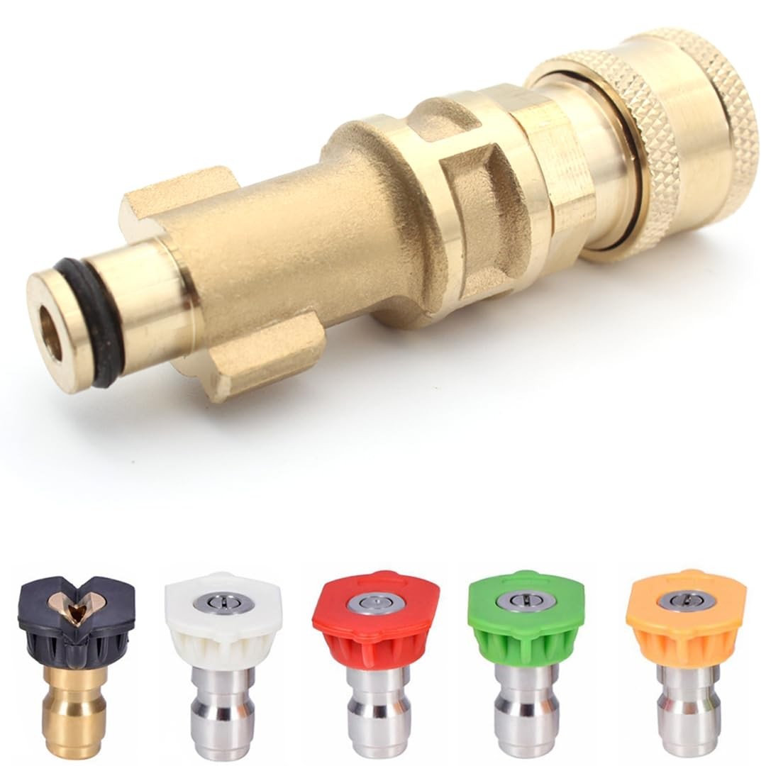Brass Pressure Washer Gun Adapter,Electric Power Accessory... 