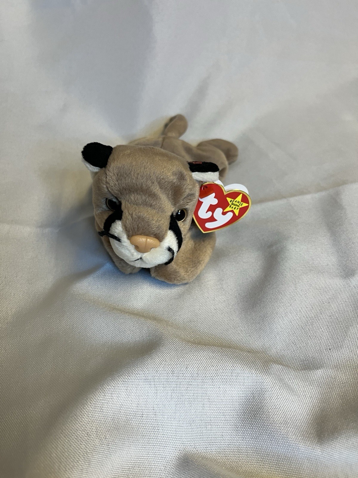 TY Beanie Baby Babies CANYON The Cougar P.E. Pellets TAG ERRORS Vintage 1998