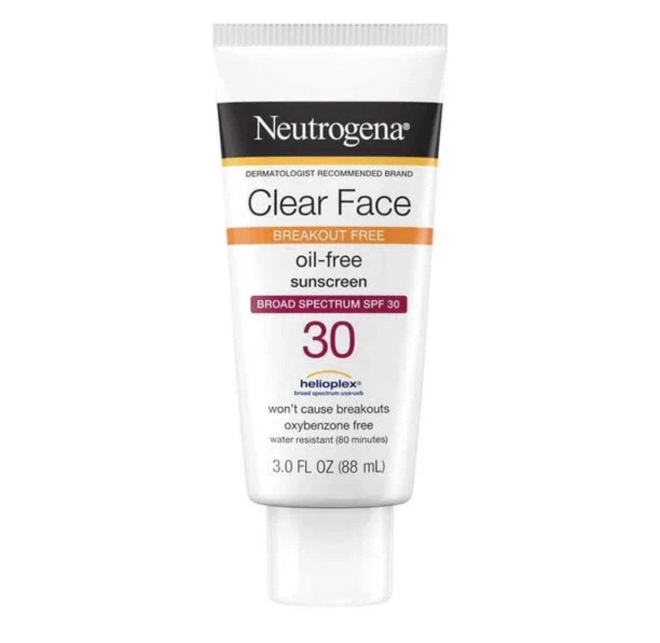 Neutrogena Clear Face Liquid Lotion Sunscreen with SPF 30, 3 fl. oz 3/26