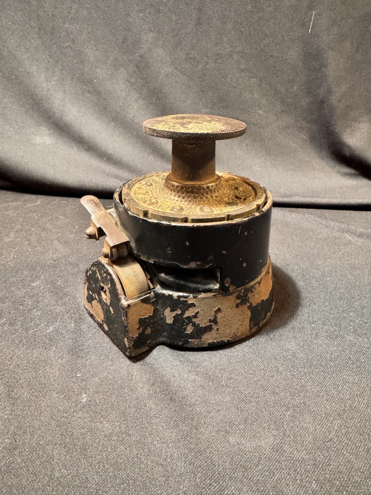 Antique Cast Iron Wesley Mfg. Co. Check Perforating Tool Pat. Date 1897 - Works