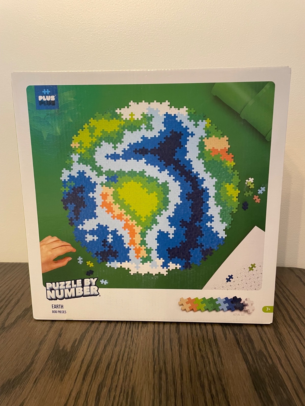 Earth Puzzle by Number Plus Plus Building Construction Toy Plus-Plus 05104