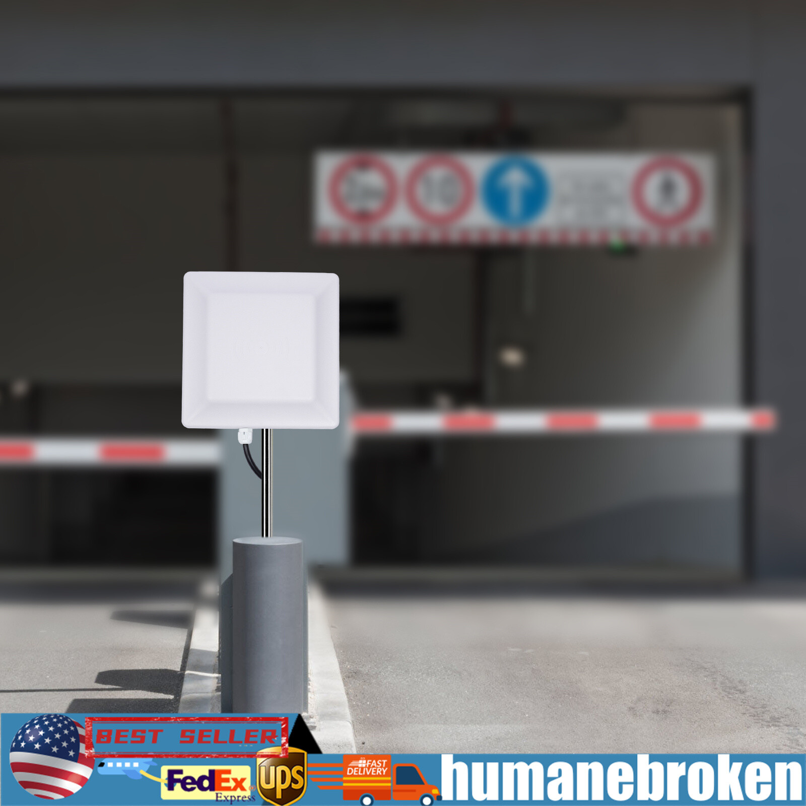 IP65 UHF RFID Long Range Card Reader Wiegand 8bit Parking System Access Control