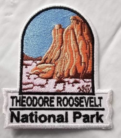 Theodore Roosevelt National Park North Dakota Embroidered Patch Iron On Sew