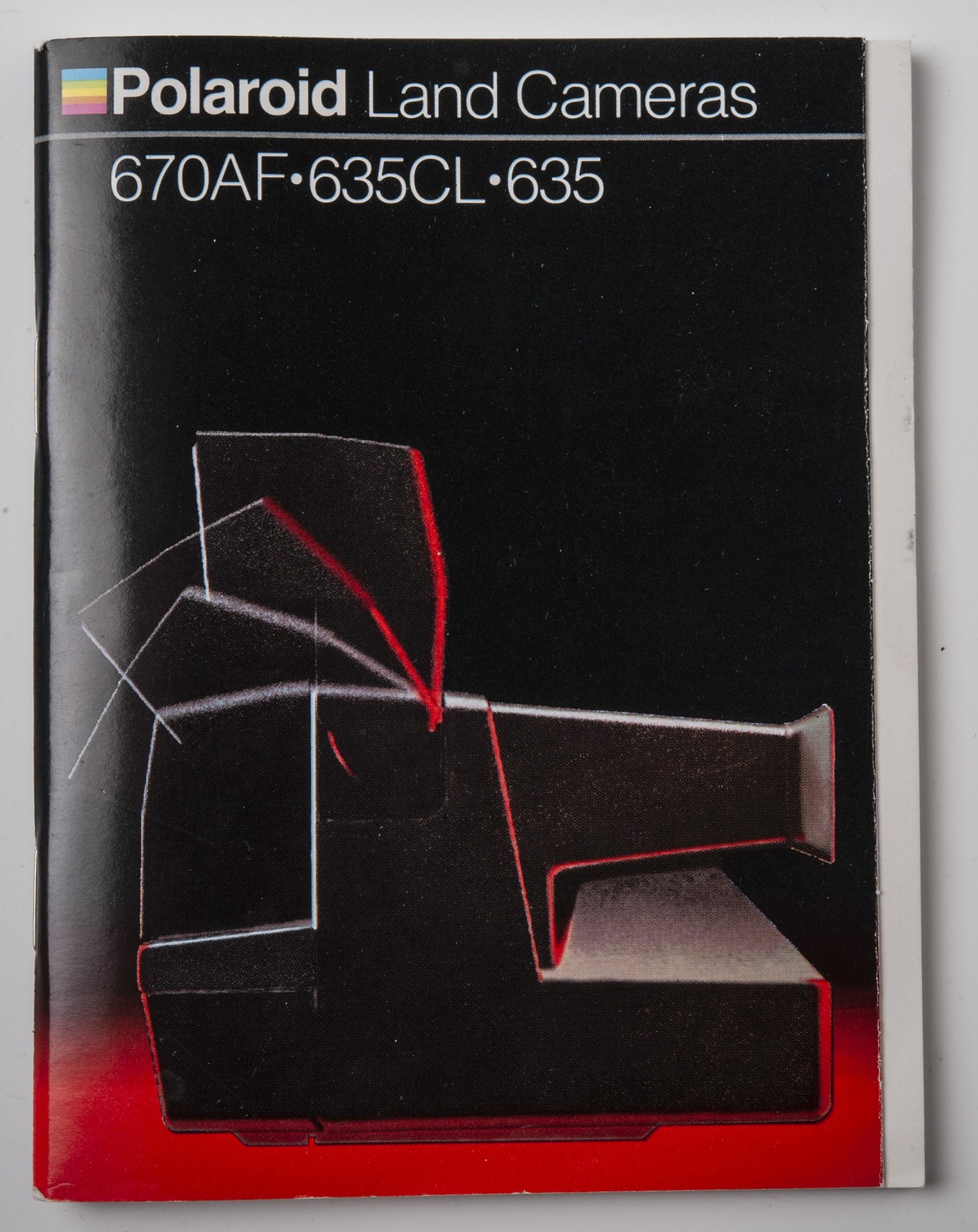 Manual Polaroid Land Cameras 670AF 635CL 635 Instruction