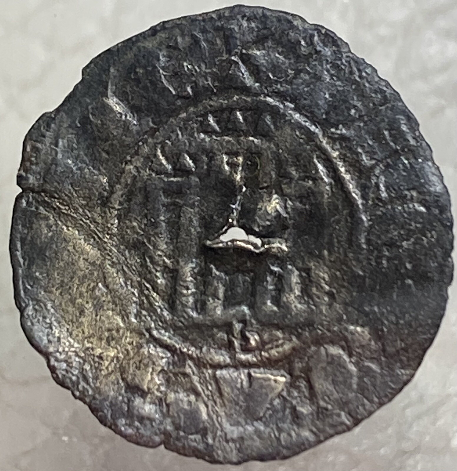 Rare Medieval Coin 1295-1312 Kingdom Of Castile And Léon 1 Denier Ferdinand IV