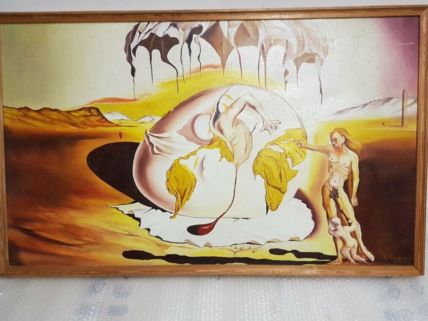 1989 FANTASY PAINTING - DALI STYLE - AWESOME