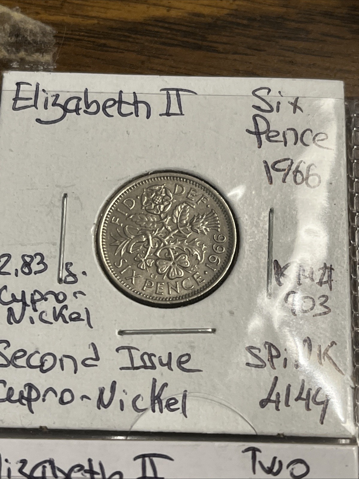 1966 GREAT BRITAIN THREE PENCE COIN