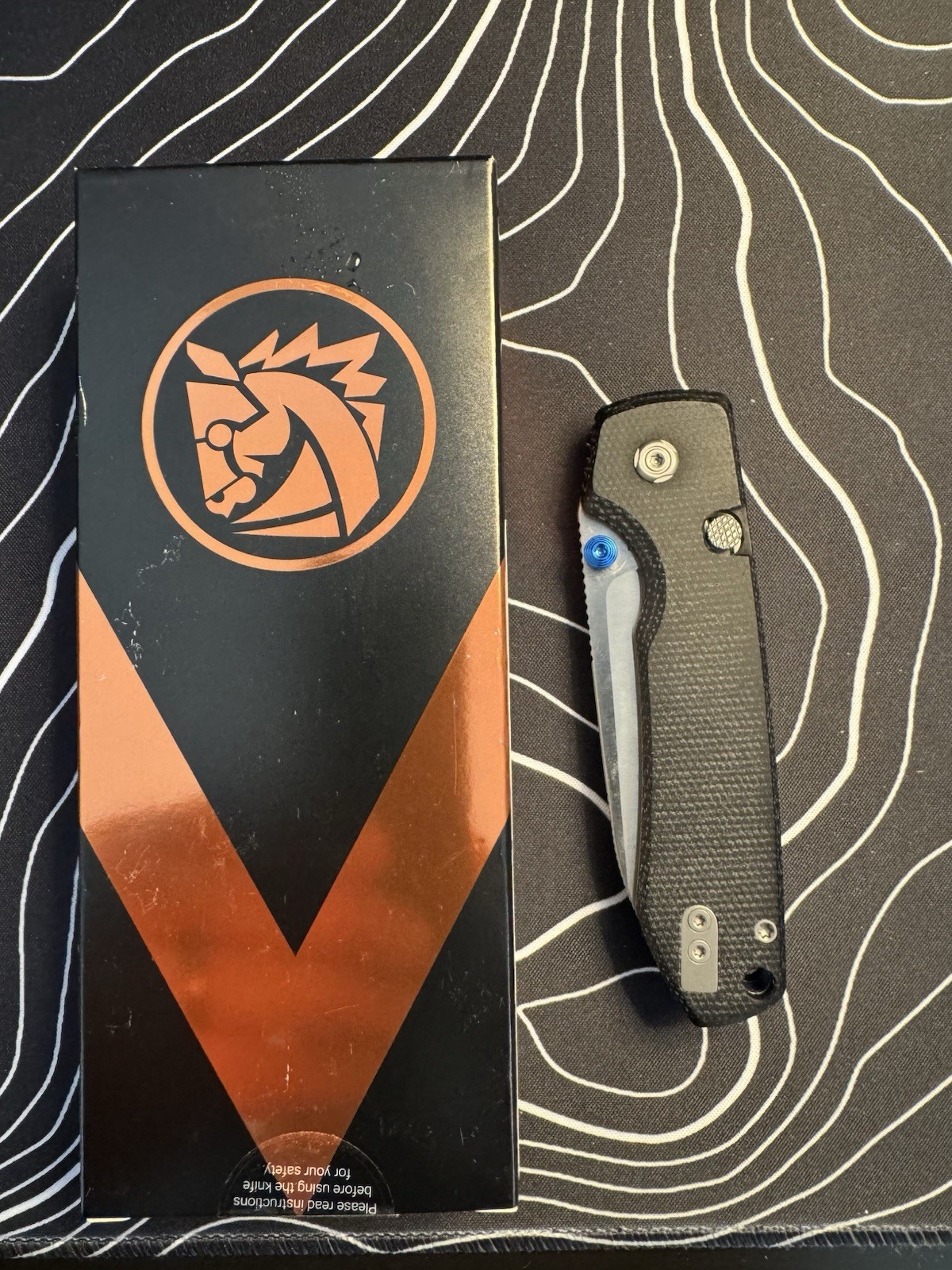 Vosteed Raccoon 2.0:Top Liner Lock (3.25" 14C28N Blade & Micarta Handle) - A2902