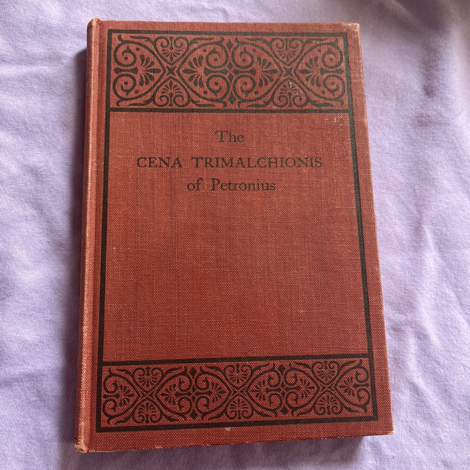 The Cena Trimalchionis of Petronius (W.B.Sedgwick - 1959) ID:79244)