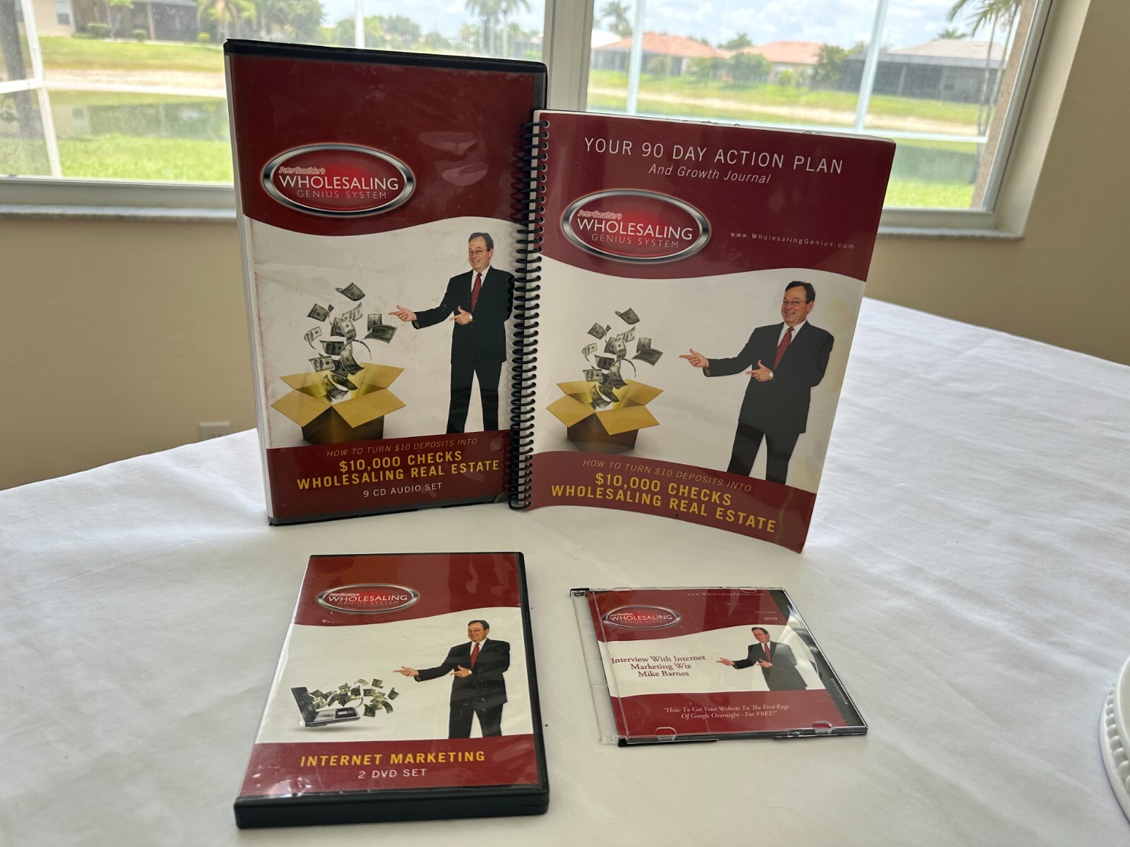 THE WHOLESALING GENIUS SYSTEM  BY PETER GAUTHIER - MANUAL, 10 CD'S & 3 DVD'S!