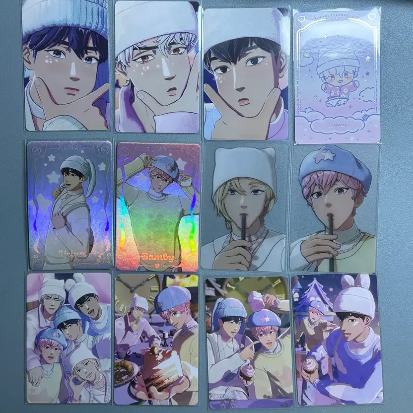 PlayVee Fan Album & Photo Card Set, 12 Cards, New