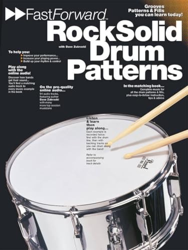 Fast Forward - Rock Solid Drum Patterns: Groove Patter... by Zubraski, Dave Book