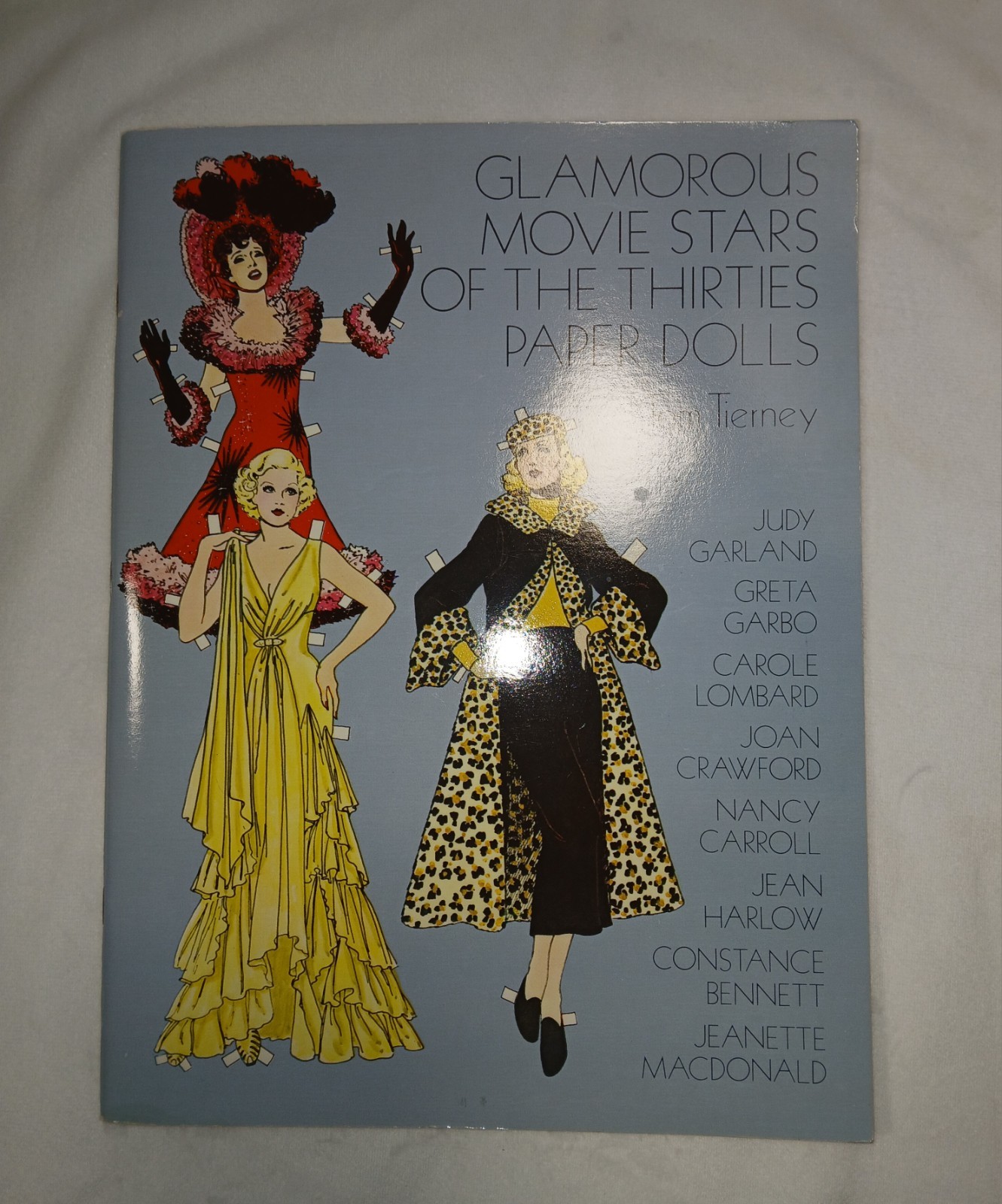 1978 Vintage Paper Doll Book Movie Stars of the Thirties  by Tom Tierney