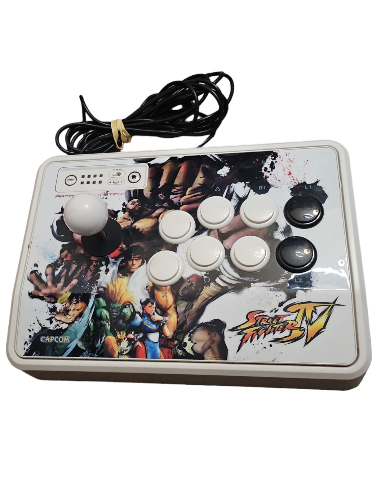 Street Fighter IV Arcade Fight Stick Mad Catz XBOX 360 Capcom TESTED Fightstick