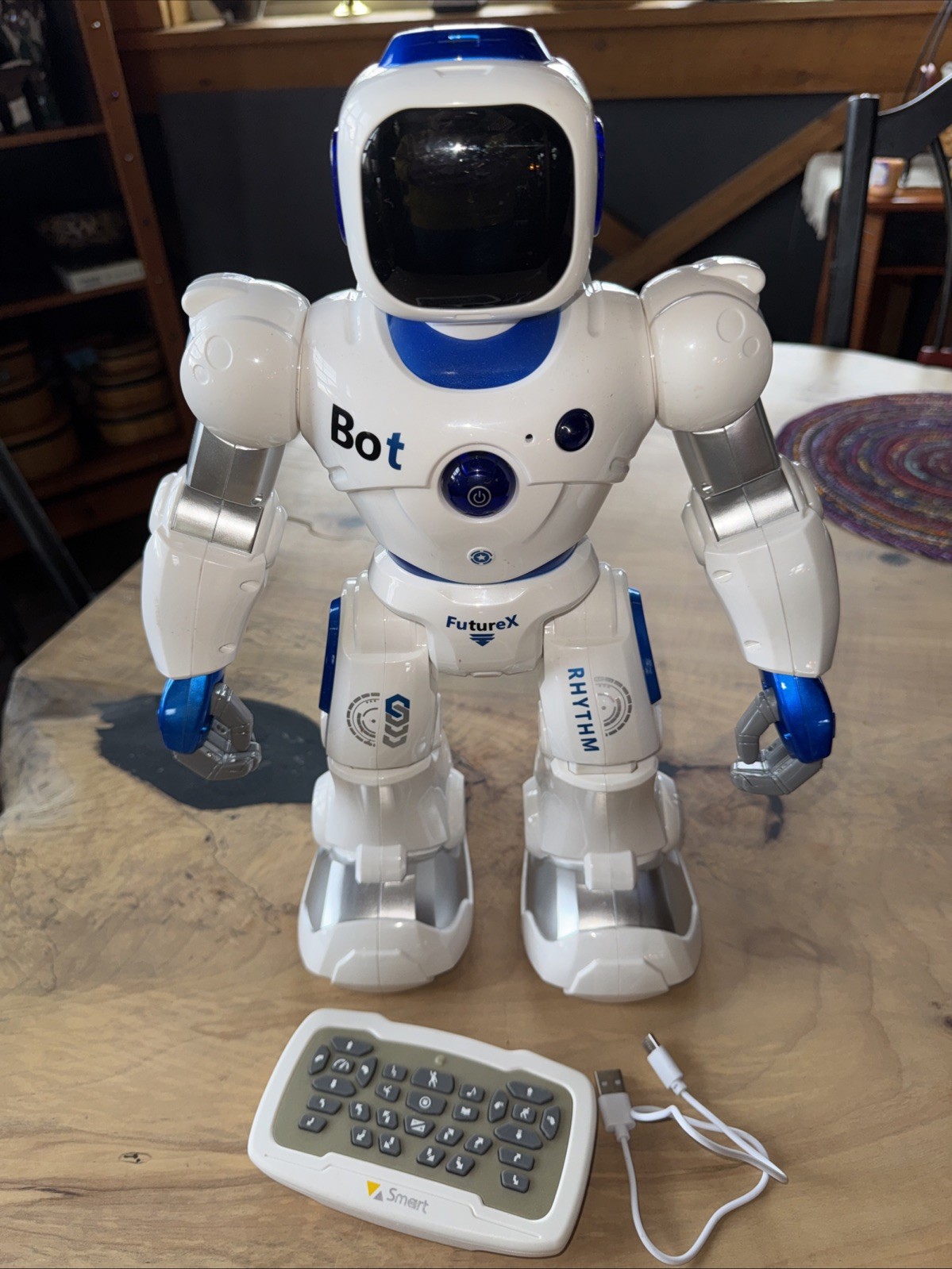 Robot Future X Rhythm Bot - Tested/Works/Remote& USB Charging Cord - See Video