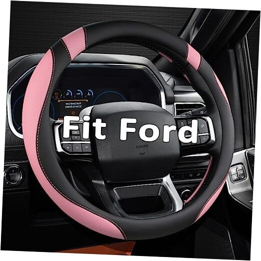  Customized Auto Car Steering Wheel Cover for Ford F-150, F-250, F-350, 