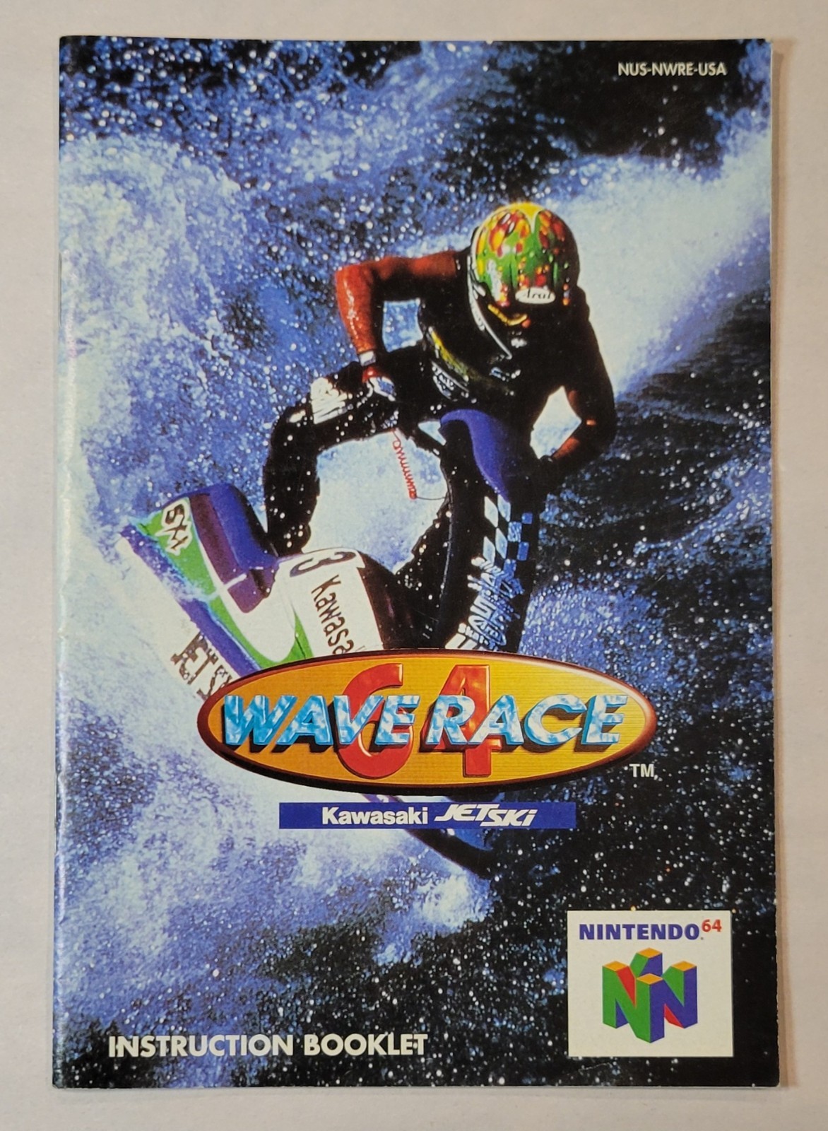 1996 Wave Race 64 Nintendo N64 Video Game Instruction Manual Booklet Only