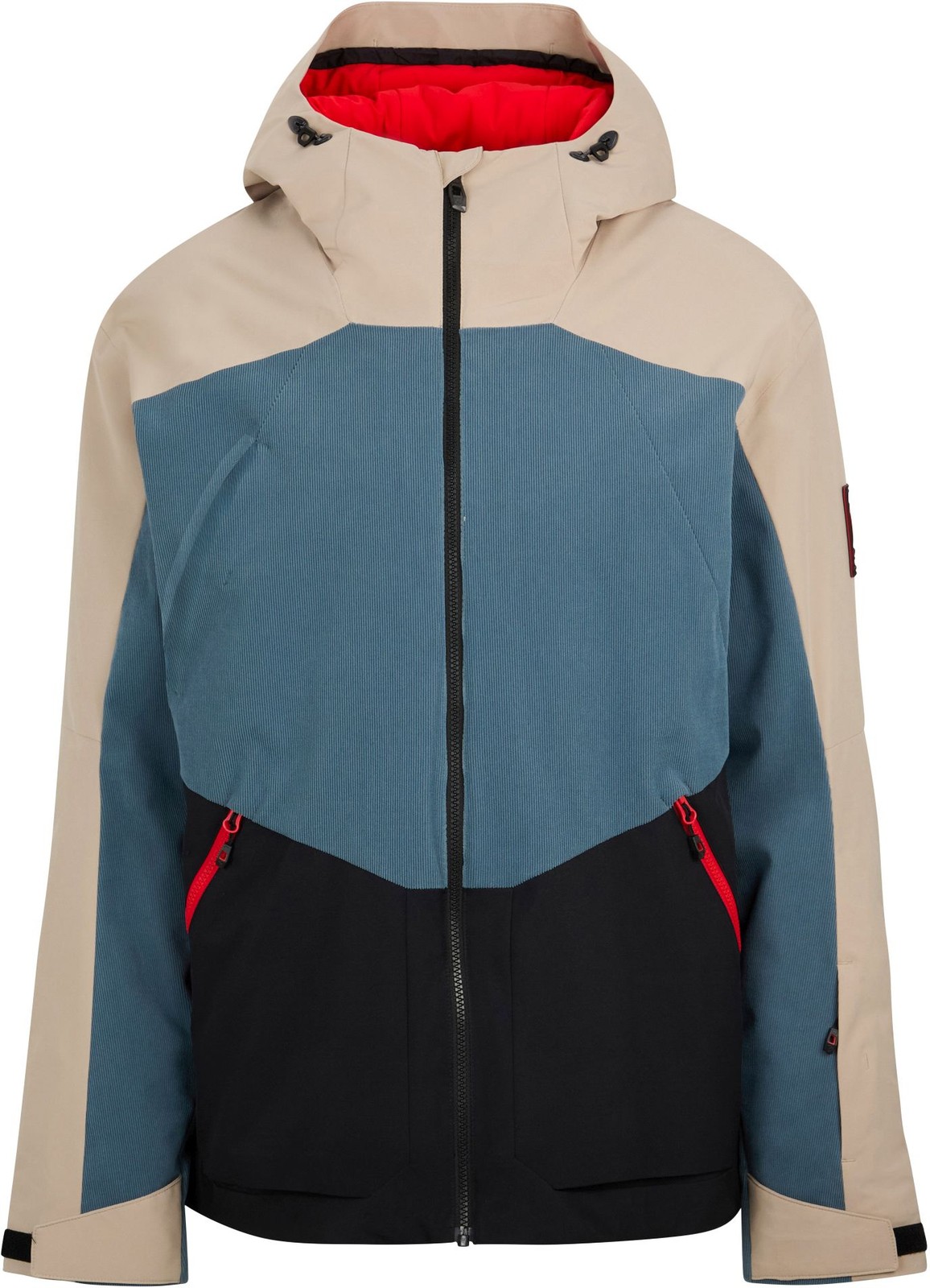 Ziener Skiwear Mens Ski Jacket TOBIN-Z iron sky cord