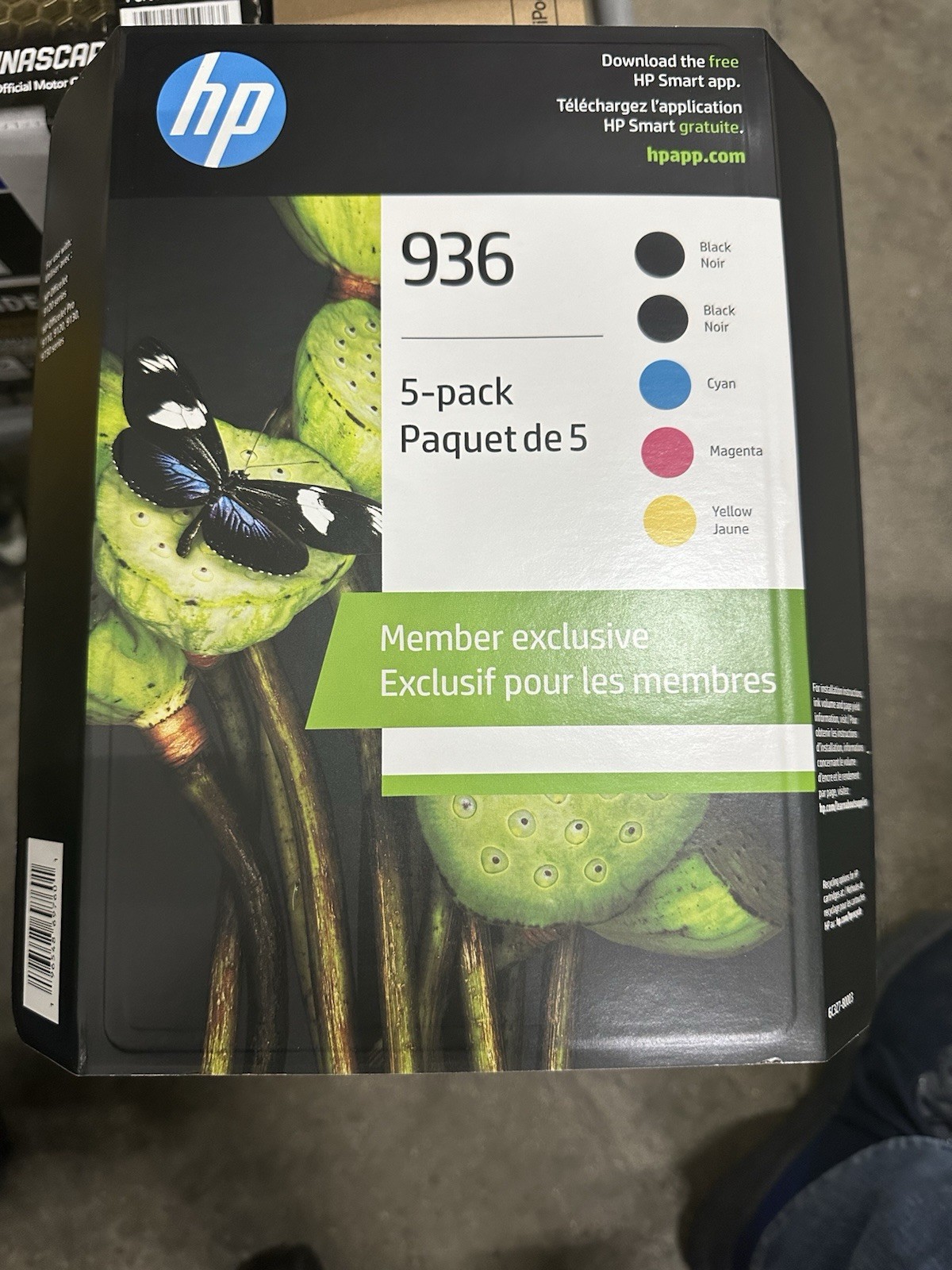 GENUINE HP 936 5-Pack Standard Ink Cartridge Black/Cyan/Magenta/Yellow Exp 06/27