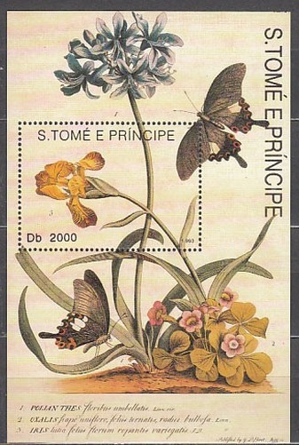 Sao Tome And Principe - Yvert 140 ** Mnh Flowers