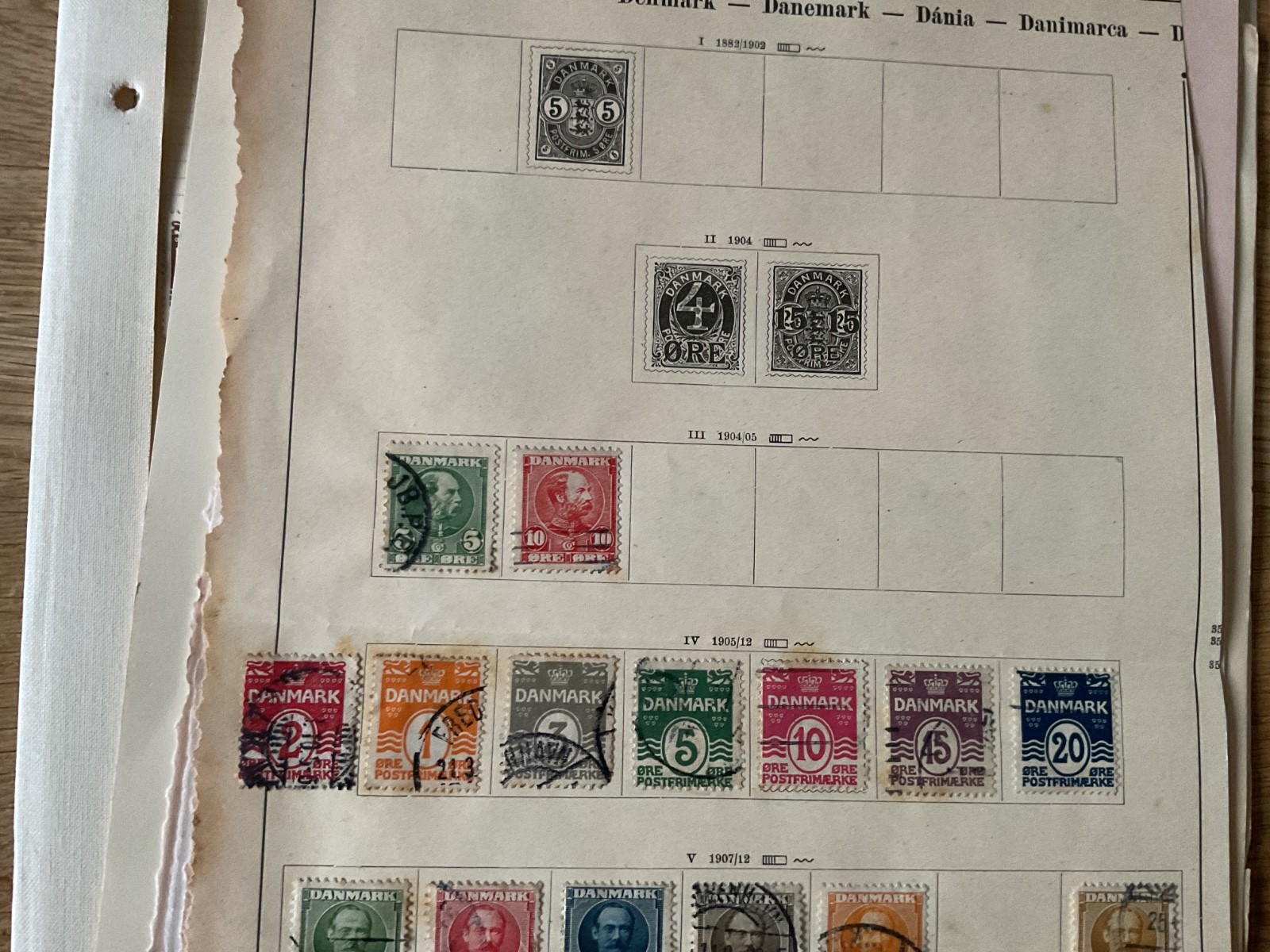 Denmark  mounted mint or used on stamps pages B3429