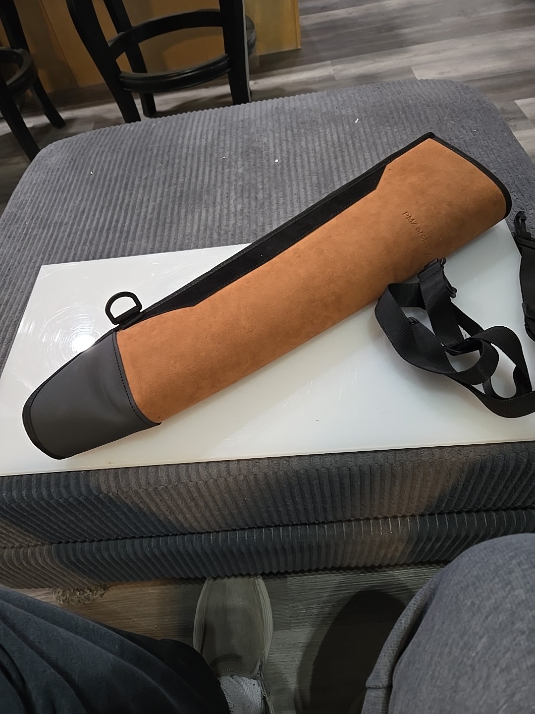 New 23 Inch Pmz Archery Arrow Suede Bag