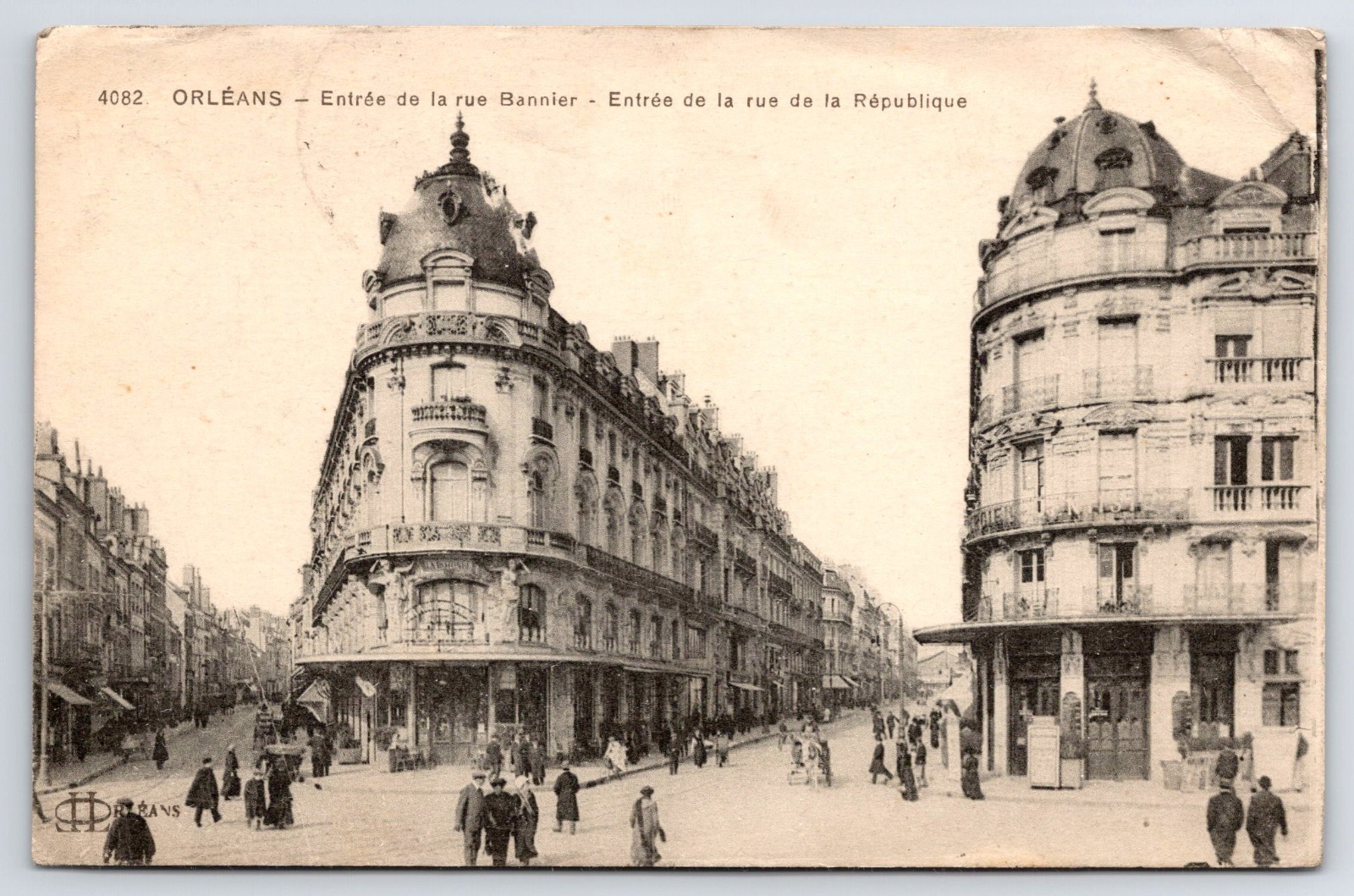ORLEANS Entrance From Rue Bannier Entrance From Rue De La République 1918 France
