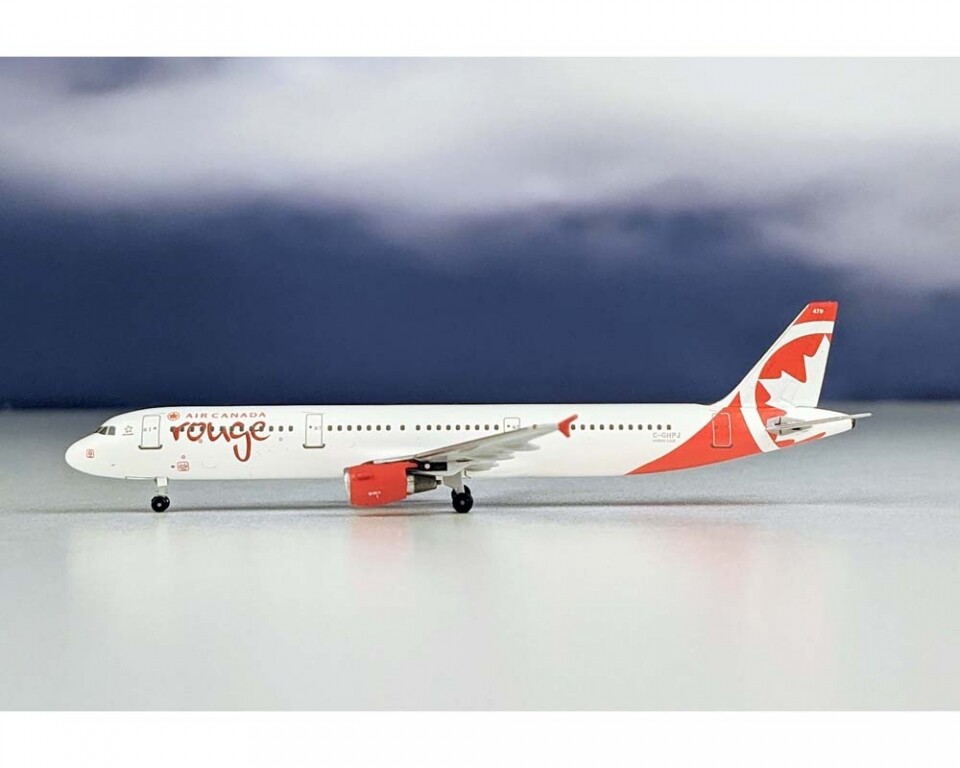 Aeroclassics AC419827 Air Canada Rouge Airbus A321neo C-GHPJ Diecast 1/400 Model