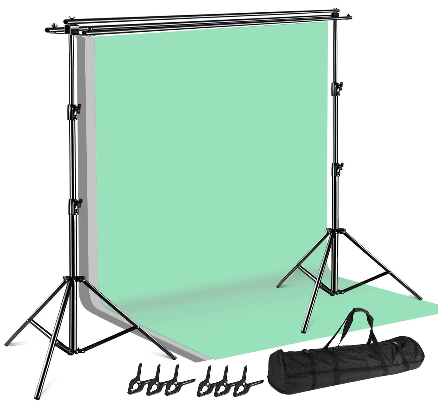 Photo Video Studio Triple Crossbar 10 (W) x 8.5 (H) ft Adjustable Photography...