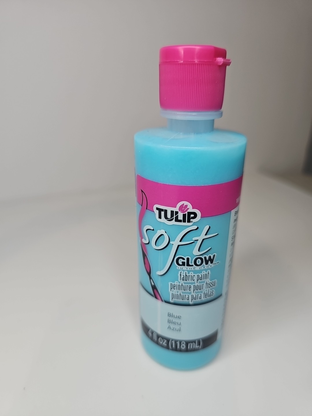 Tulip Fabric Paint Soft Glow 4oz Blue