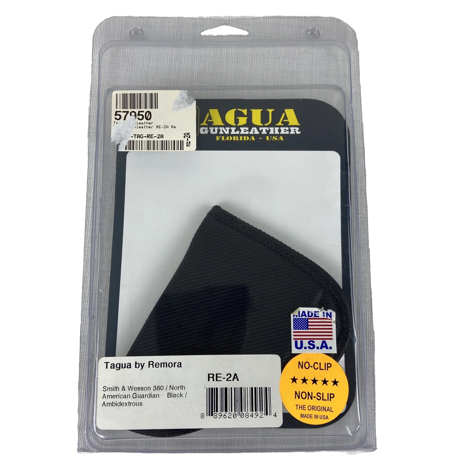 Tagua Gunleather Holster Smith & Wesson 380/North American Guardian Black RE-2A