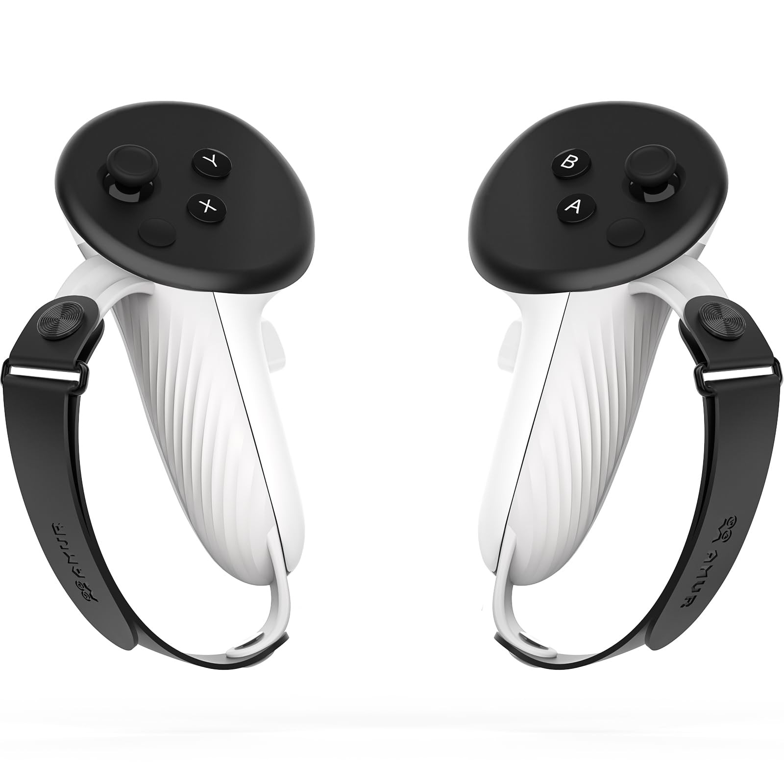 AMVR Controller Grips Compatible with Meta/Oculus One Size, White, Black 