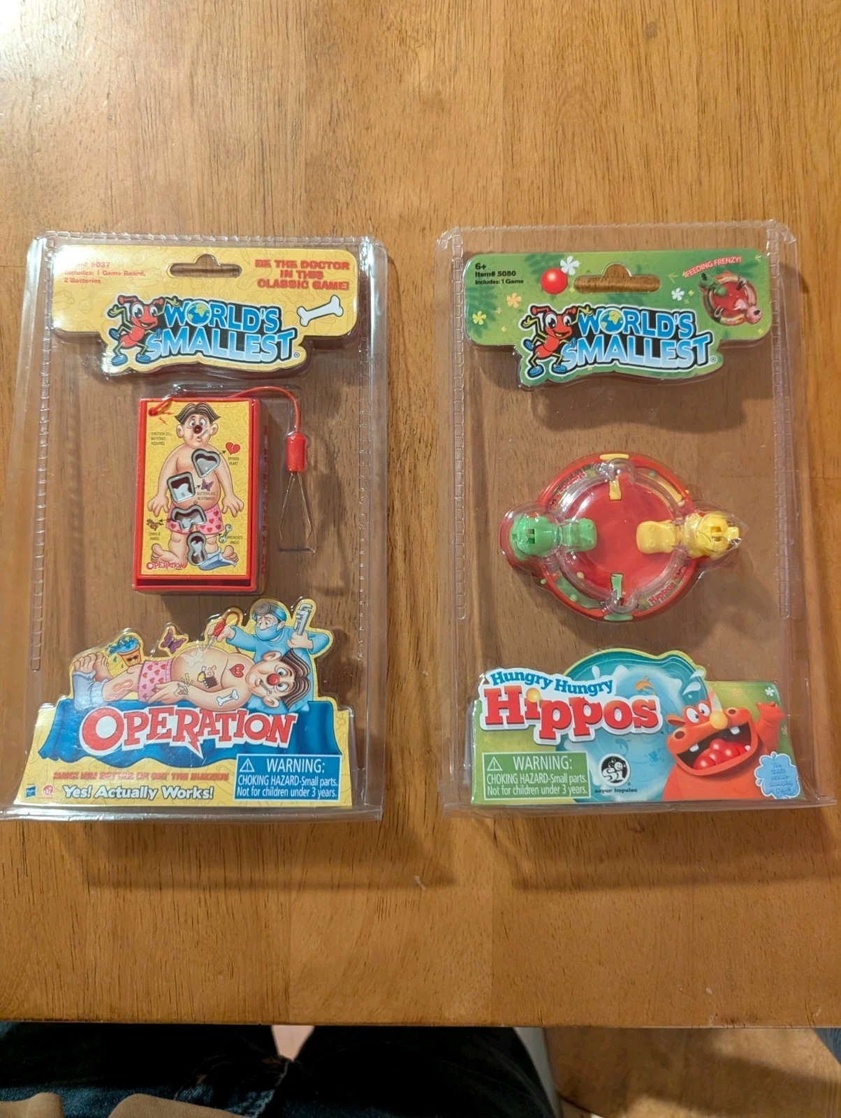 Worlds Smallest Operation and Hungry Hungry Hippos 