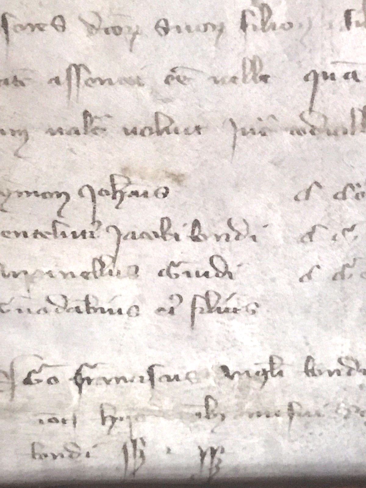 Scroll Renaissance Medeival Manuscript Codex Hand Written Latin Parchment Paper