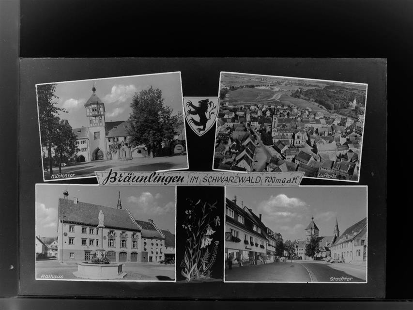 30021498 - 7715 Braeunlingen multiple picture card Black Forest-Baar-Kreis LKR