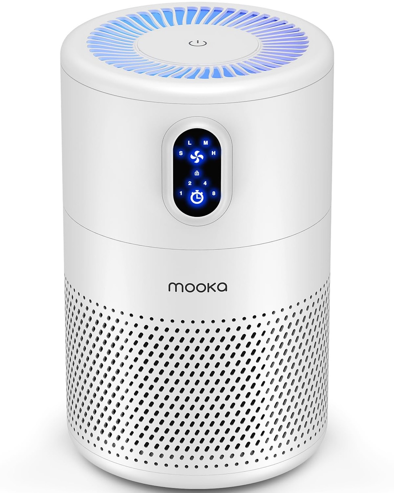 MOOKA Air Purifiers for Home Large Room up to 1076ft², H13 True HEPA Air Fi