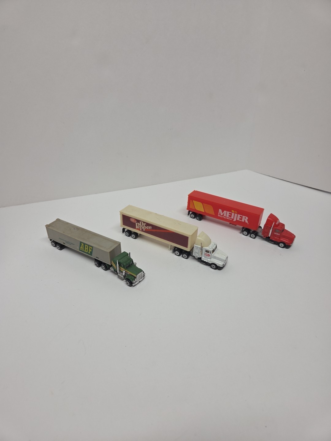 Vintage Road Champs Lot Semi Truck Cab Meijer ABF Dr Pepper Tractor Trailer T2