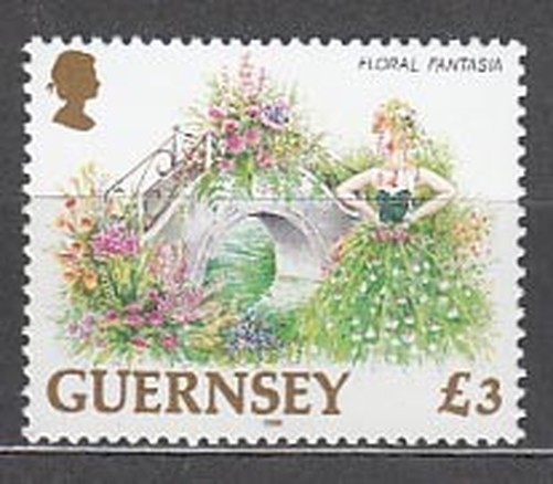 Guernsey - Mail 1996 Yvert 700 ** Mnh Flowers