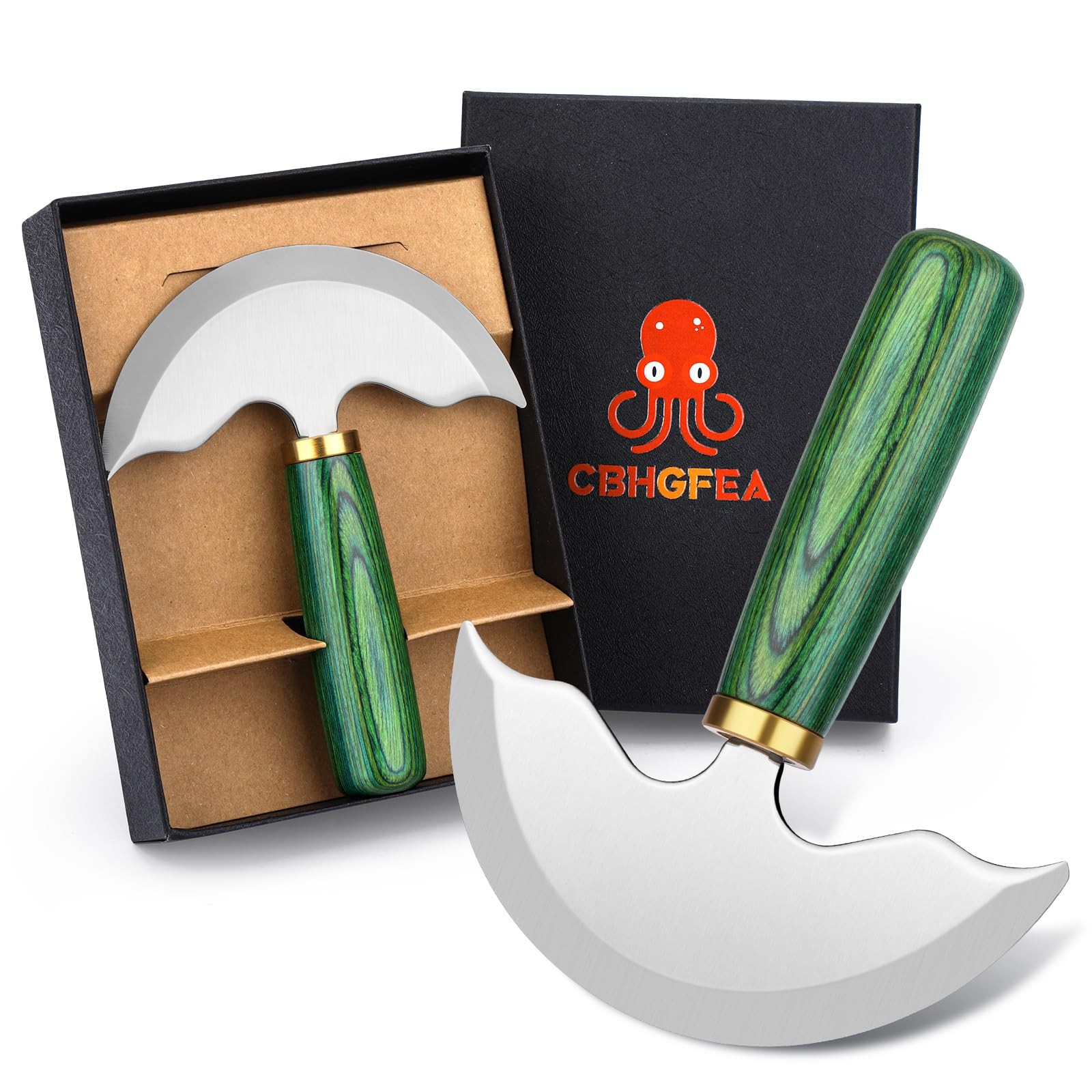 Leather Round Head Knife, Heavy Duty Leather Cutting Knife, Sharp Round Cutti...