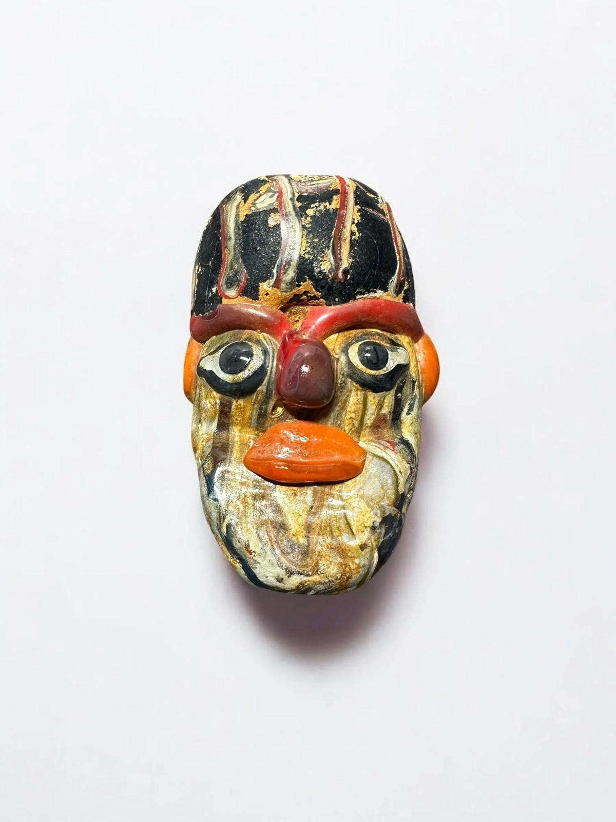 Phoenician Mosaic Glass Amulet Pendant | Ancient Artifact for Collectors(P1056)