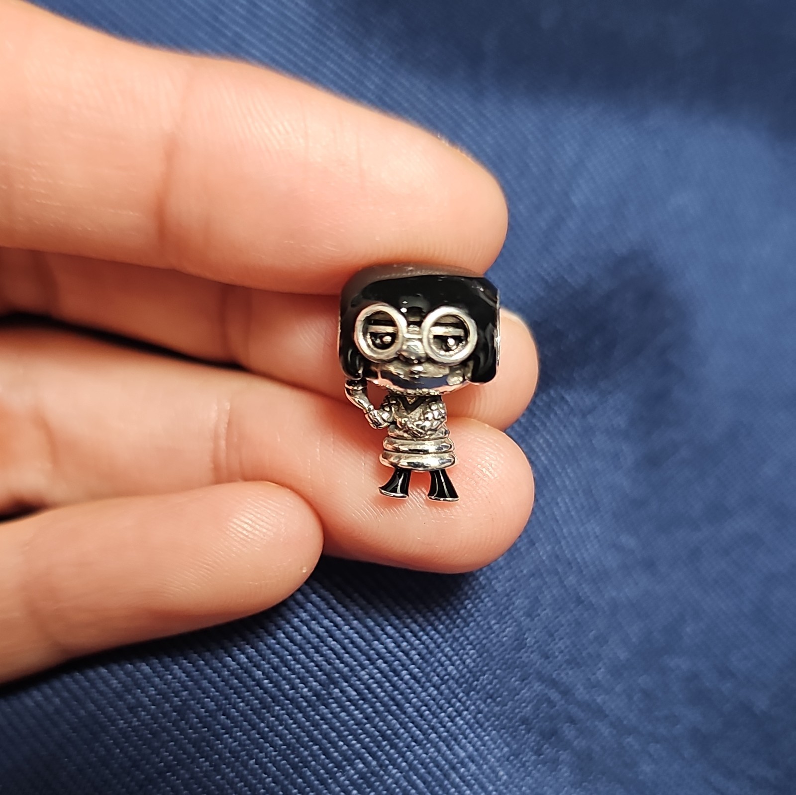 Authentic Pandora Charm,  Disney Edna,  925 Silver, Enamel