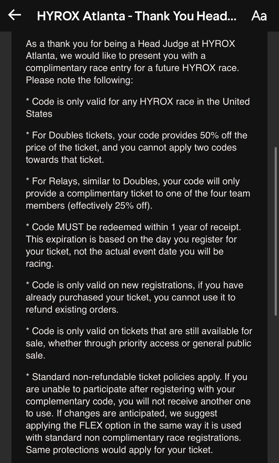 Hyrox Race Promo Code For Ticket