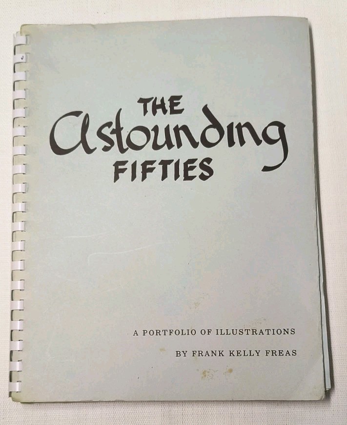 KELLY FREAS ART PAPERBACK BOOK ASTOUNDING LIMITED EDITION 