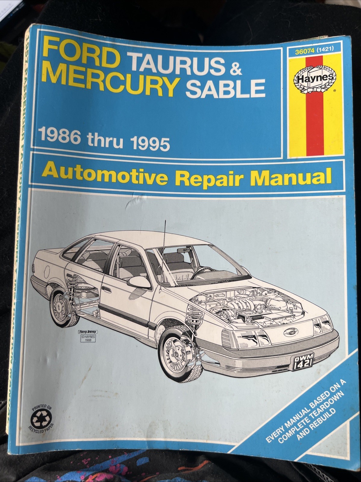 1986-95 Haynes Ford Taurus and Mercury Sable Auto Repair Manual