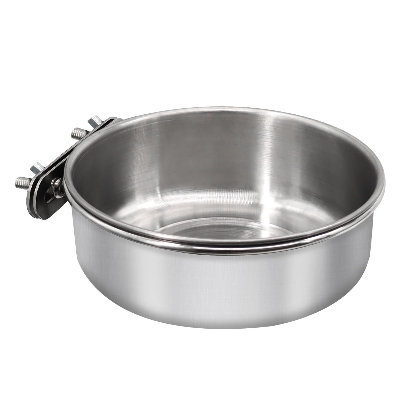 DVHEY Large Bird Feeding Dish Cups,Parrot Food Bowl Cage with Large, 1 Pack 