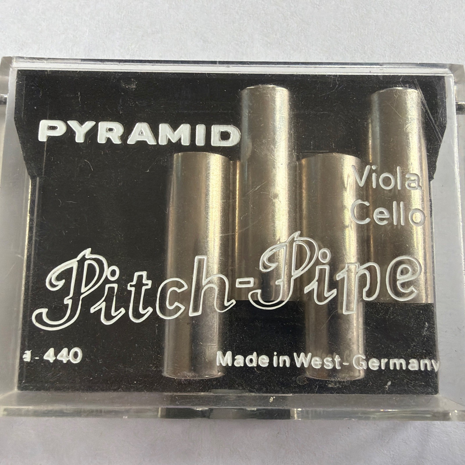 Vintage PYRAMID Viola/Cello Pitch-Pipe West Germany a'440  ADCG