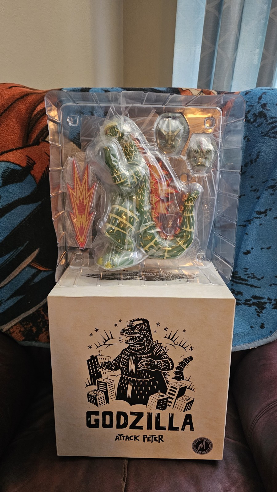 Godzilla - Mondo Vinyl Designer Figure by Attack Peter - Jungle Variant